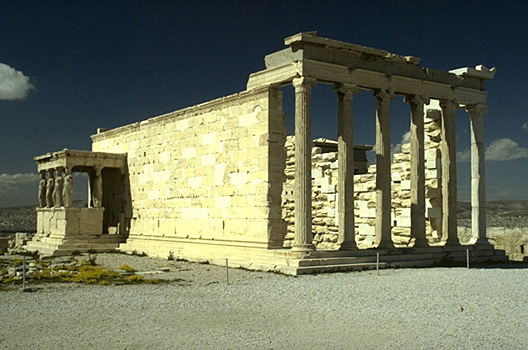 South and east sides of the Erechtheion. - View from the southeast. by Kevin T. Glowacki and Nancy L. Klein