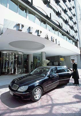 Main Entrance of Hotel TITANIA CLICK TO ENLARGE