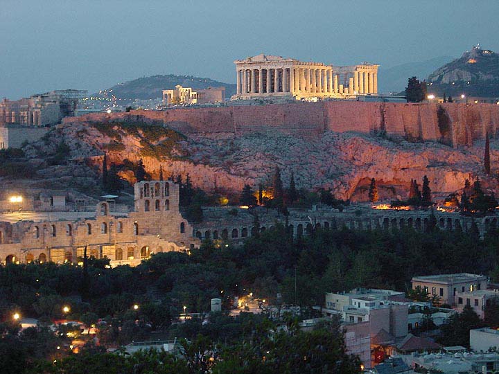 Greece - Athens - Acropolis by night - 