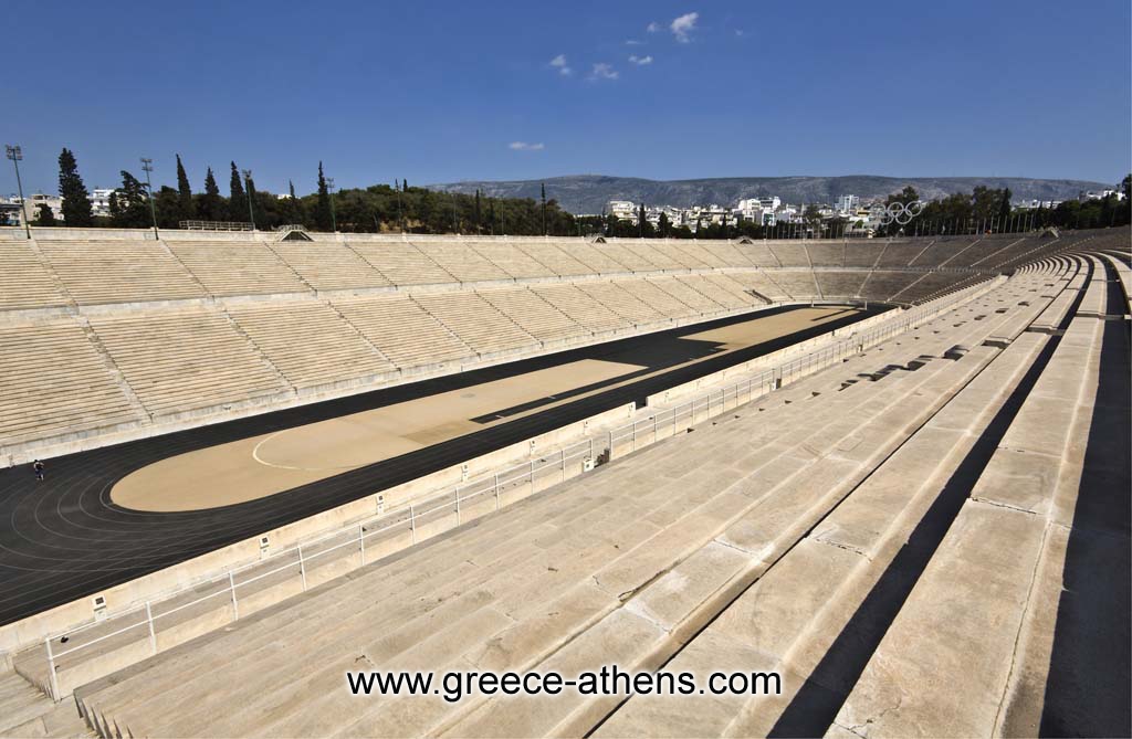 Panathenian Stadium - Photo of Panathenaic Stadium, also called Kallimarmaro