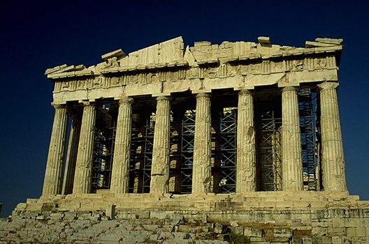 The Parthenon, western facade. - 